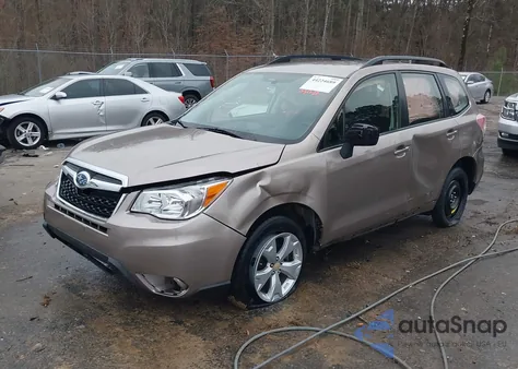 2015 Subaru Forester 2.5I из США, поврежденный, VIN JF2SJABC0FH433378